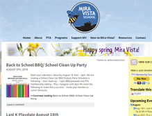 Tablet Screenshot of miravistaschool.com